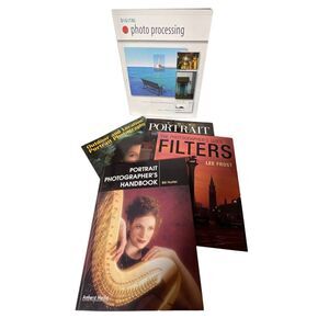 Photography Books Lot of 5 Portrait Filters Digital Processing Reference